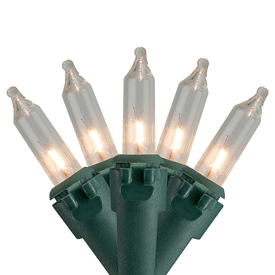 Northlight 150ft 300ct Commercial Mini Green Wire String Lights