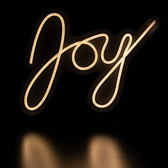 Northlight 15" Led Joy Neon Lighted Wall Or Window Wall Sign