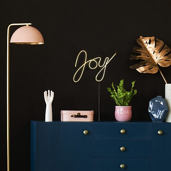 Northlight 15" Led Joy Neon Lighted Wall Or Window Wall Sign