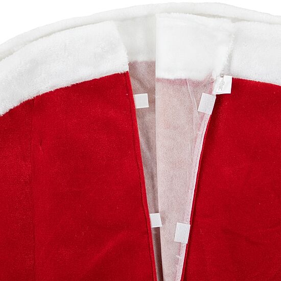 Northlight 48" Velveteen Santa Claus Belt Buckle Indoor Tree Skirt