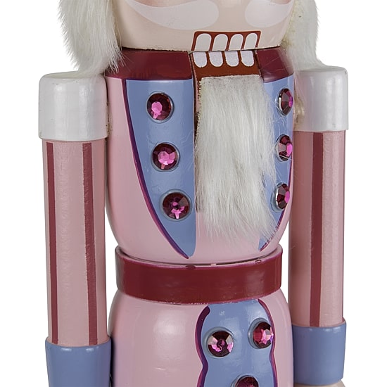 Northlight 15" Cake King Wood Christmas Nutcracker