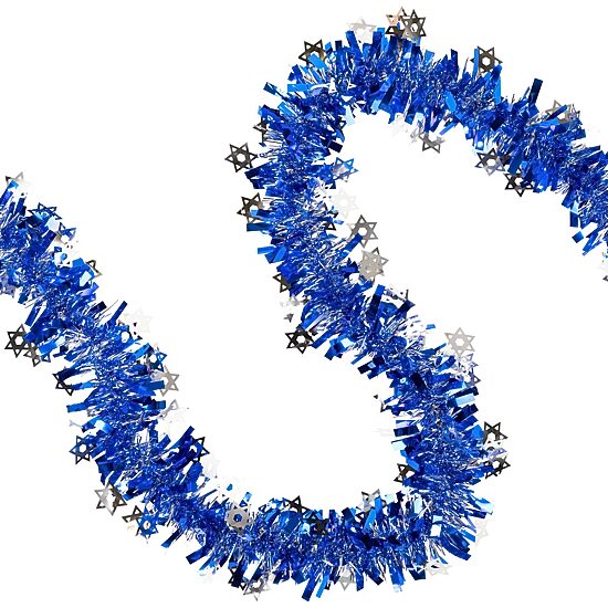 Northlight 50ft Star Of David Tinsel Christmas Indoor Garland
