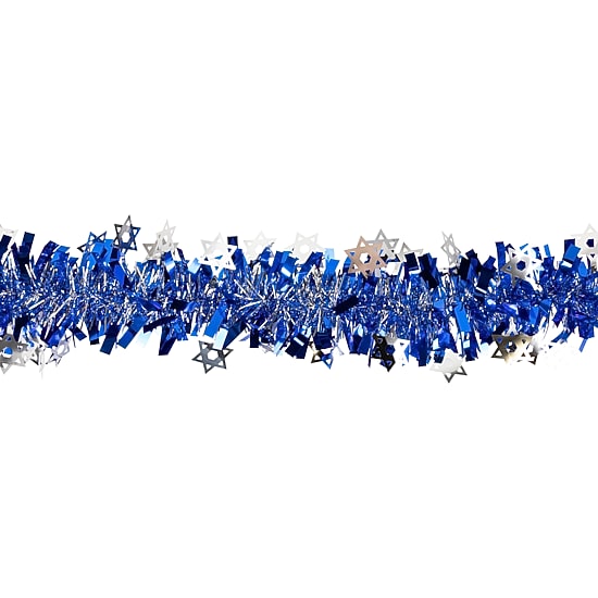 Northlight 50ft Star Of David Tinsel Christmas Indoor Garland