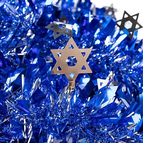 Northlight 50ft Star Of David Tinsel Christmas Indoor Garland