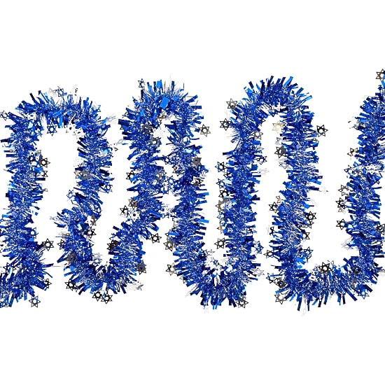 Northlight 50ft Star Of David Tinsel Christmas Indoor Garland