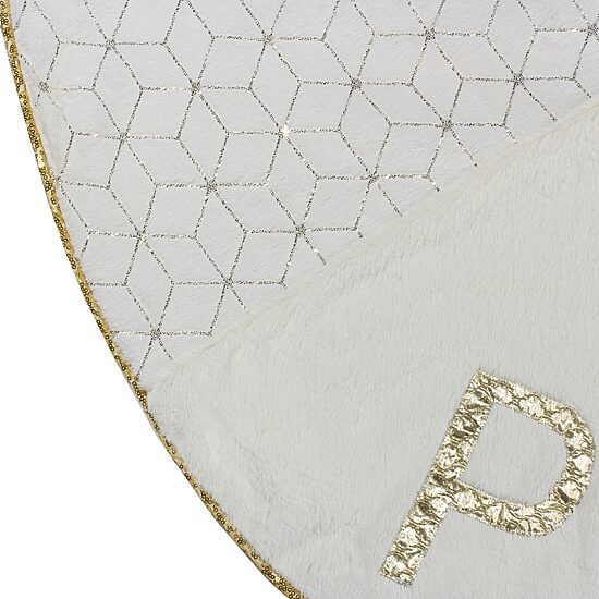 Northlight 48" Peace And Reindeer Indoor Tree Skirt
