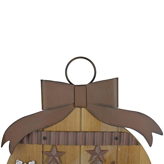 Northlight 18" Rustic Trees And Snowflakes Wall Sign
