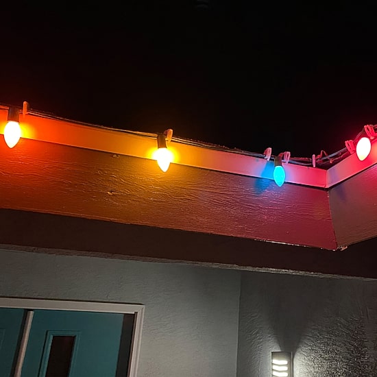Northlight 24ft 25ct Opaque C9 Vibrant String Lights