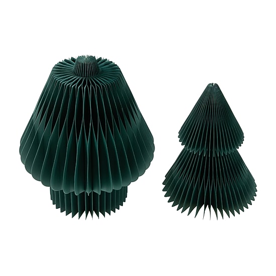 Northlight 3ft Accordion Honeycomb Foldable Paper 3 Foot Christmas Tree