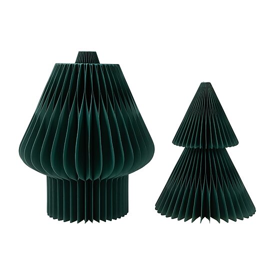 Northlight 3ft Accordion Honeycomb Foldable Paper 3 Foot Christmas Tree