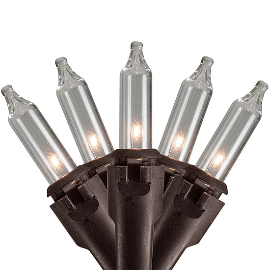 Northlight 150ft 300ct Commercial Mini Brown Wire String Lights