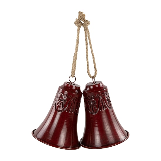 Northlight 6" Embossed Bell Christmas Ornament