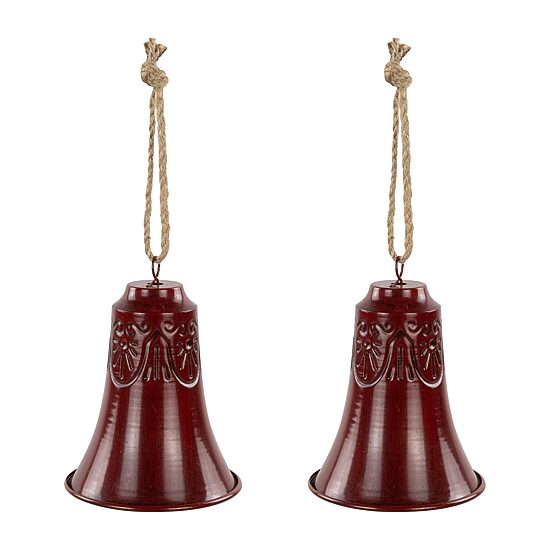 Northlight 6" Embossed Bell Christmas Ornament