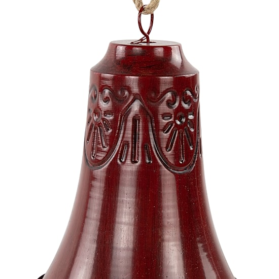 Northlight 6" Embossed Bell Christmas Ornament