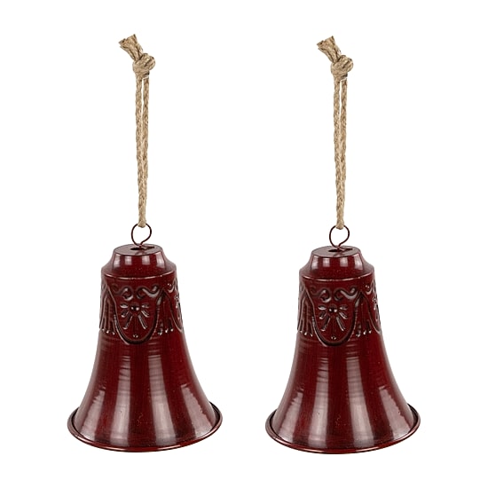 Northlight 6" Embossed Bell Christmas Ornament
