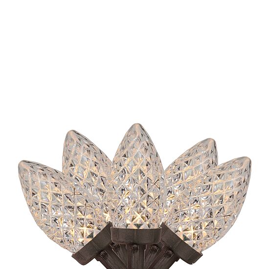 Northlight 66ft 100 Warm White Led Faceted C9 String Lights