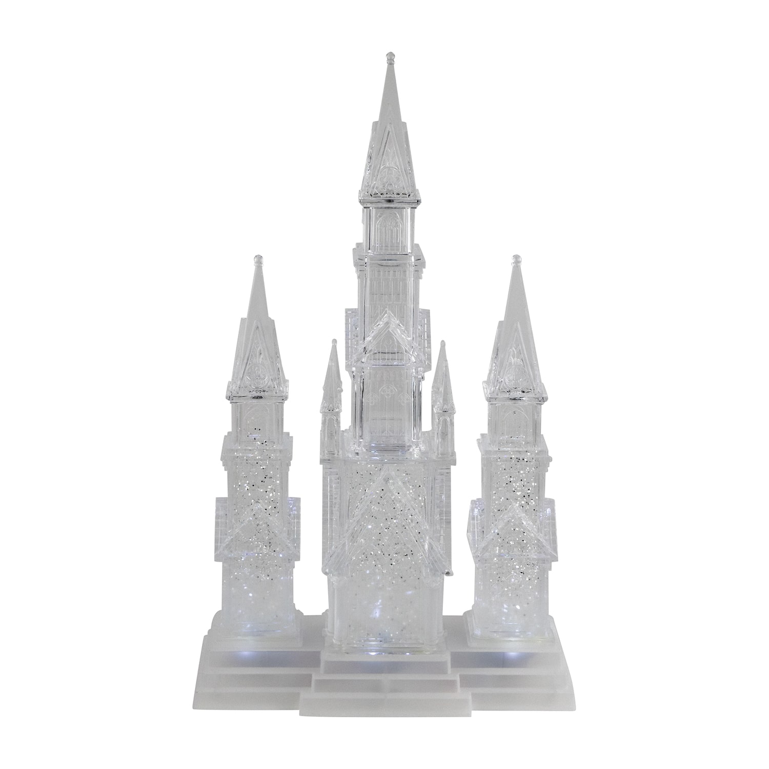 Northlight 18" Led Lighted Winter Church Acrylic Christmas Tabletop Decor