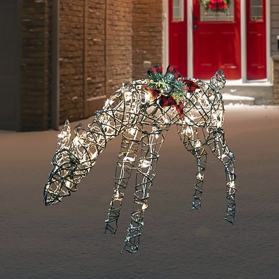 Northlight 40" Lighted Reindeer Christmas Yard Art