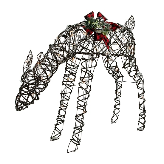 Northlight 40" Lighted Reindeer Christmas Yard Art