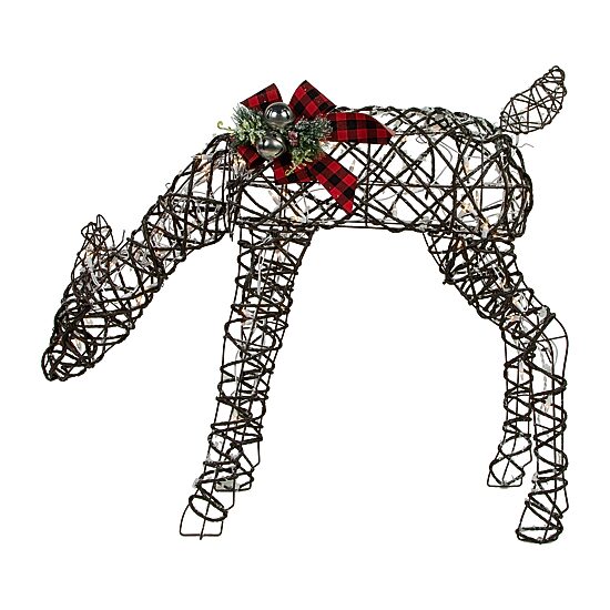 Northlight 40" Lighted Reindeer Christmas Yard Art