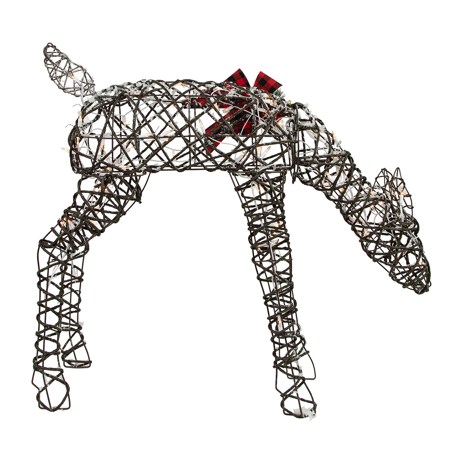 Northlight 40" Lighted Reindeer Christmas Yard Art