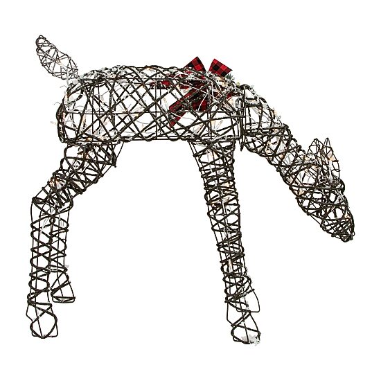 Northlight 40" Lighted Reindeer Christmas Yard Art