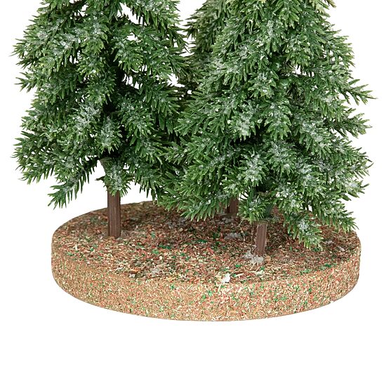 Northlight 8" Icy Downswept Pine Trio Of 1 Foot Pine Christmas Tree
