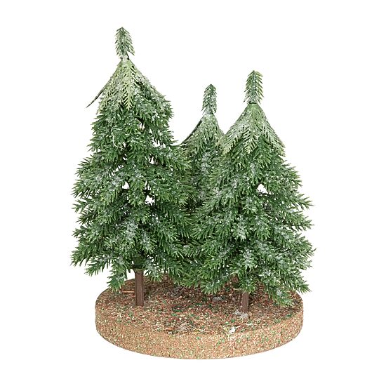 Northlight 8" Icy Downswept Pine Trio Of 1 Foot Pine Christmas Tree