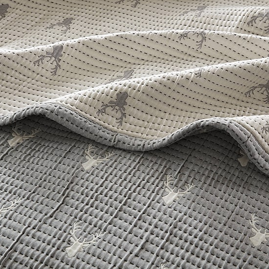 Woolrich Keystone Jacquard Reversible 2 Piece Throw & Pillow Set