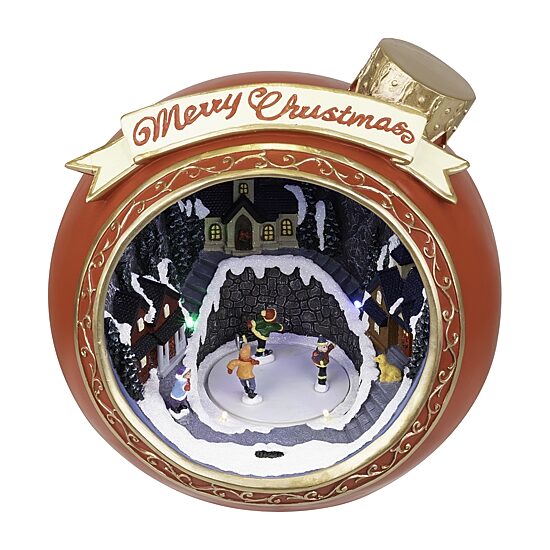 Northlight 11" Led Lighted And Musical Plays Music Christmas Village