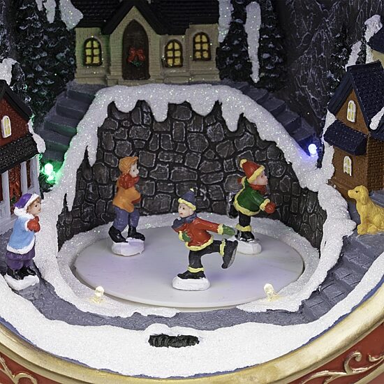Northlight 11" Led Lighted And Musical Plays Music Christmas Village