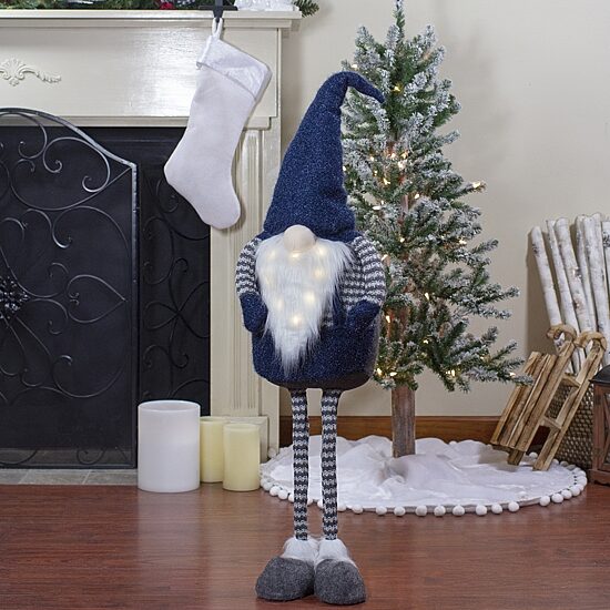 Northlight 41" Led Lighted Extendable Gnome Christmas Gnome