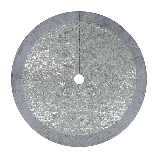 Northlight 48" Faux Fur Snake Skin Pattern Indoor Tree Skirt