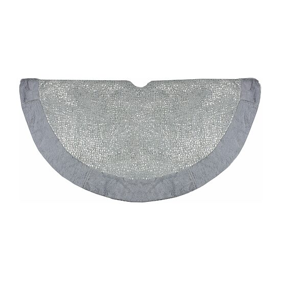 Northlight 48" Faux Fur Snake Skin Pattern Indoor Tree Skirt