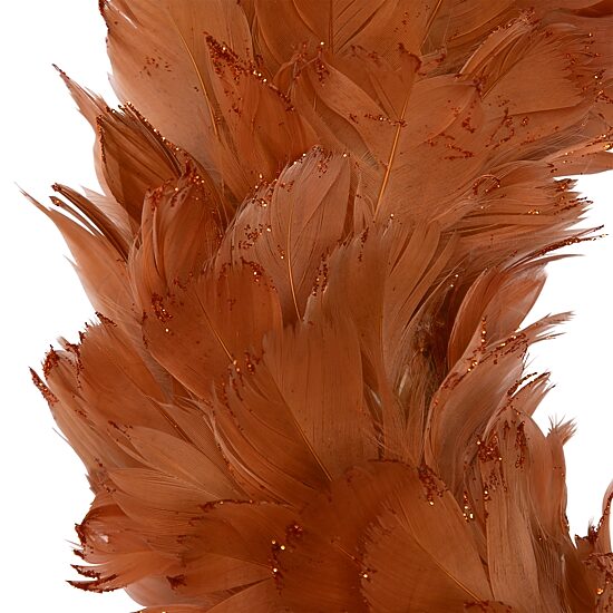 Northlight 15" Two Tone Feathers Wreath