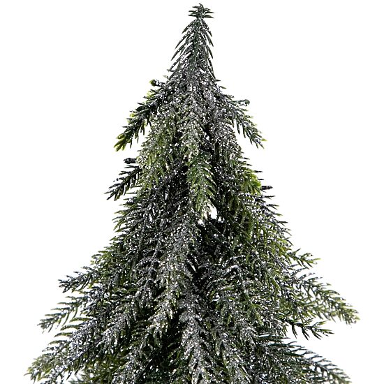 Northlight 10" Set Of 3 Mini Silvery Pine Downswept 1 Foot Pine Christmas Tree