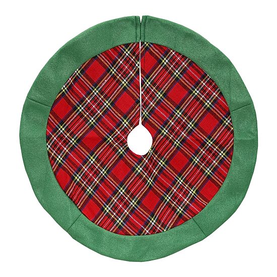 Northlight 24" Tartan Indoor Tree Skirt