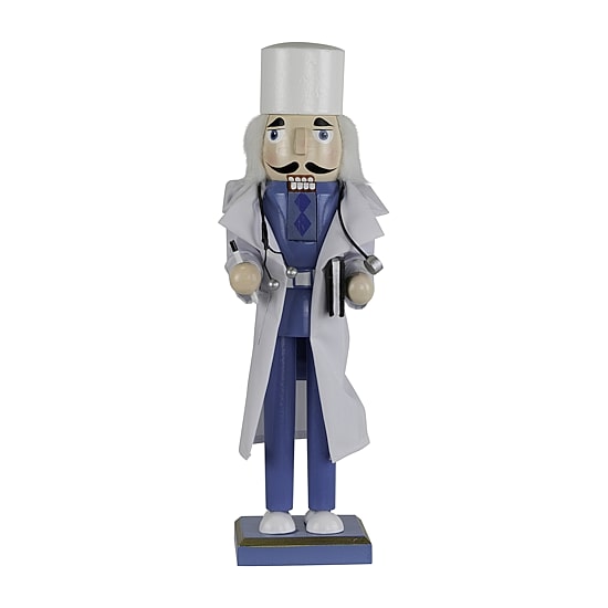 Northlight 14" Doctor With Stethoscope Wooden Wood Christmas Nutcracker