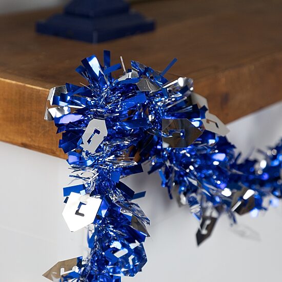 Northlight 50ft Dreidel Tinsel Garland Christmas Indoor Garland