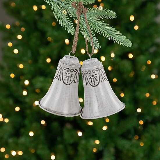 Northlight 6" Embossed Bells Ornaments Christmas Ornament