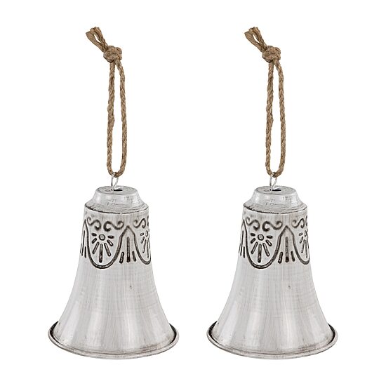 Northlight 6" Embossed Bells Ornaments Christmas Ornament