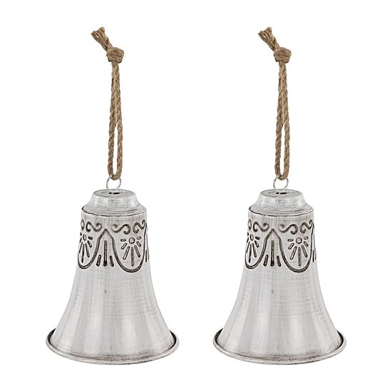 Northlight 6" Embossed Bells Ornaments Christmas Ornament