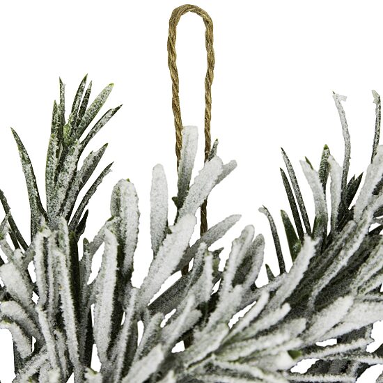 Northlight 20" Pine Cones And Berries Flocked Rosemary Wreath