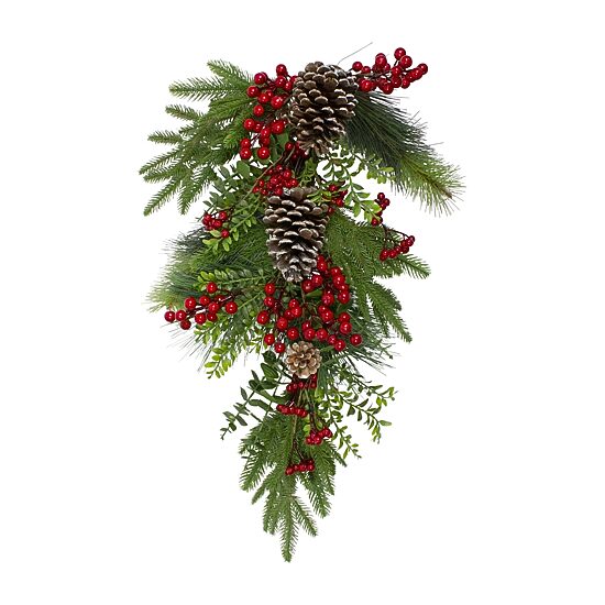 Northlight 28" Berry Pine And Eucalyptus Swag