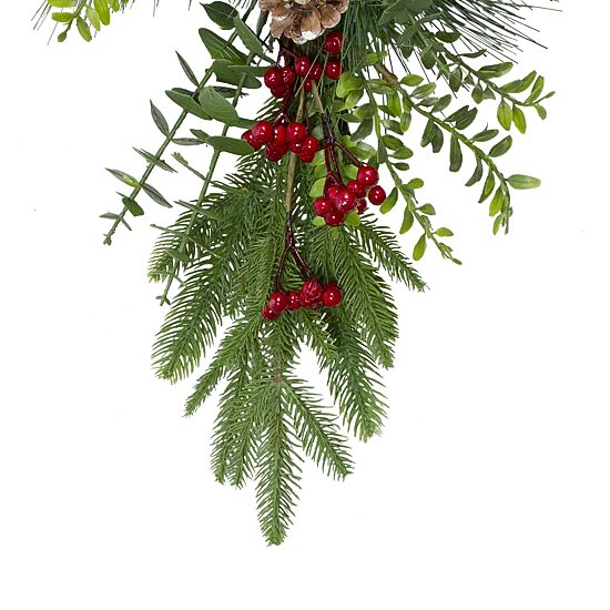 Northlight 28" Berry Pine And Eucalyptus Swag