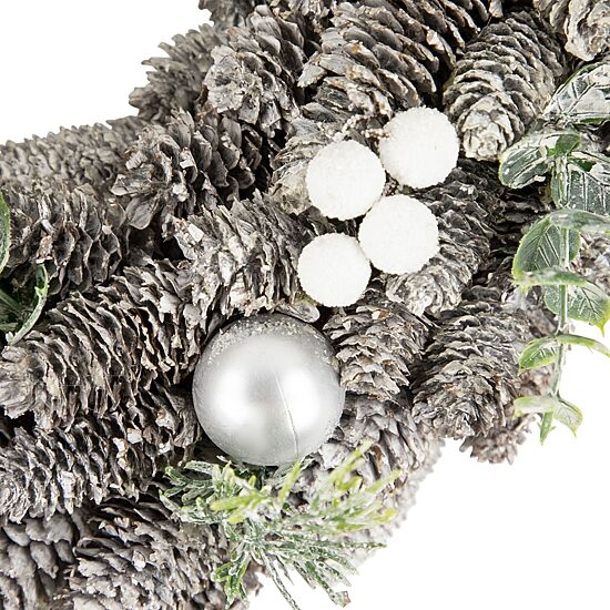 Northlight 13" Berry And Pinecone Foliage Wreath