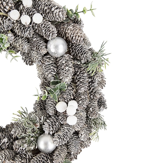 Northlight 13" Berry And Pinecone Foliage Wreath