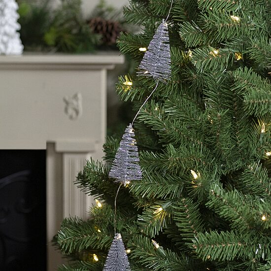 Northlight 7ft Led Mini Sisal Tree Christmas Indoor Garland