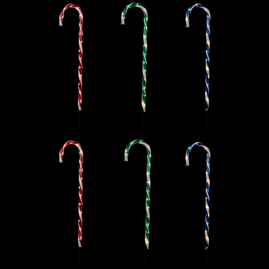 Northlight 28" Lighted Outdoor Candy Cane Christmas Yard Art
