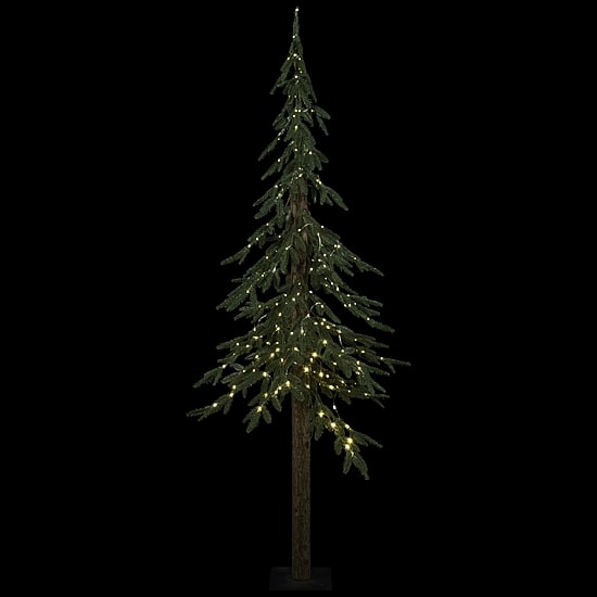 Northlight 6ft Pre Lit Medium Alpine 6 Foot Pine Christmas Tree